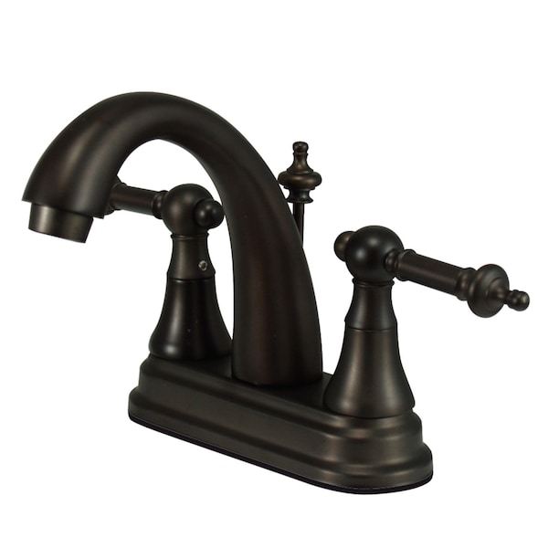 Kingston Brass KS7615TL 4" Centerset Bathroom Faucet, Oil Rubbed Bronze KS7615TL - main